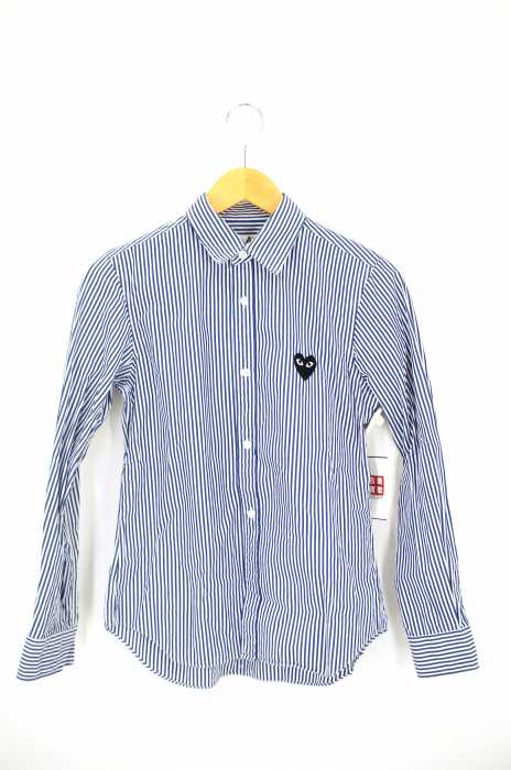PLAY COMME des GARCONS （プレイコムデギャルソン） AD2016 ワッペン付 ボタンシャツ レディース トップス