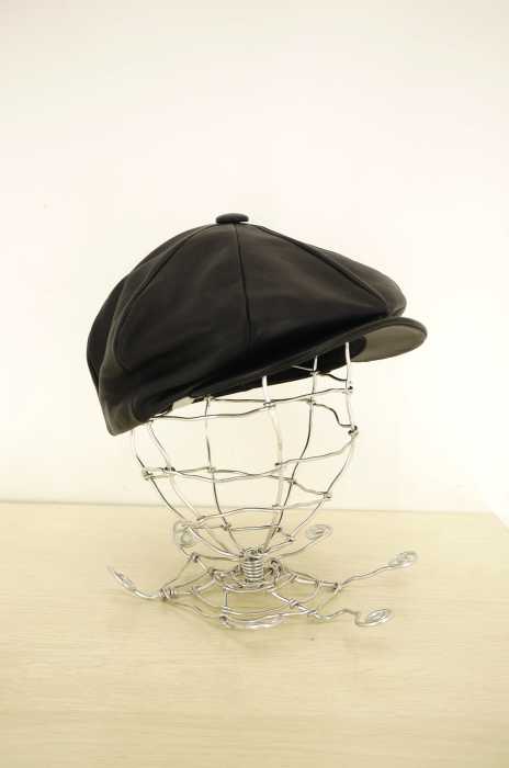 NEW YORK HAT(ニューヨークハット) MADE IN USA レザー キャスケットキャップ メンズ 帽子
