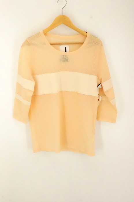 OKIRAKU(オキラク) メッシュ 切替カットソー レディース トップス