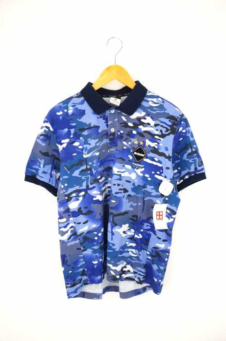 NIKE x F.C.R.B.（ナイキ   エフシーアールビー） カモ柄ポロシャツ メンズ トップス