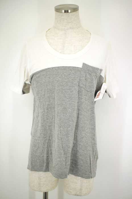 Sacai （サカイ） Uネックバイカラーカットソー メンズ トップス