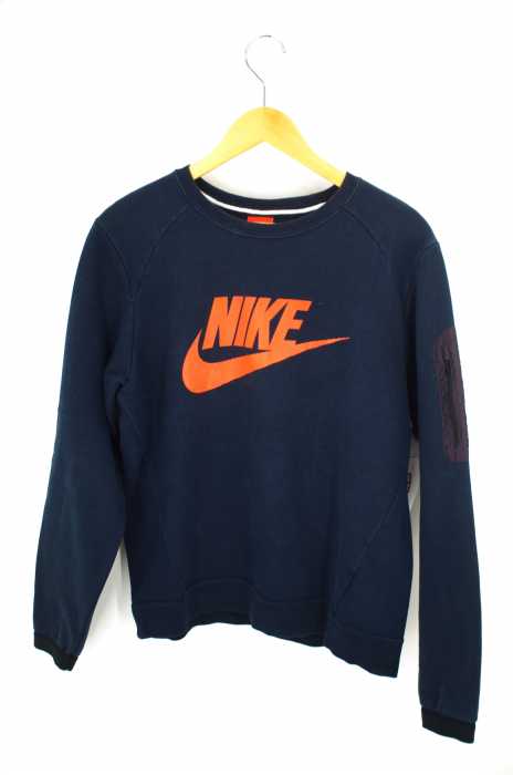 NIKE （ナイキ） ハイブリッドクルーロゴ ウーブンアームポケット メンズ トップス