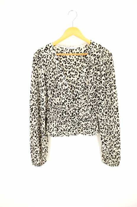 ZARA(ザラ) レオパード柄 ブラウス レディース トップス