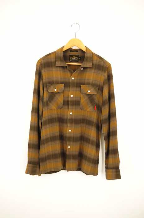 WTAPS （ダブルタップス） VATOS RAYON オンブレチェック 開襟 オープンカラーシャツ メンズ トップス
