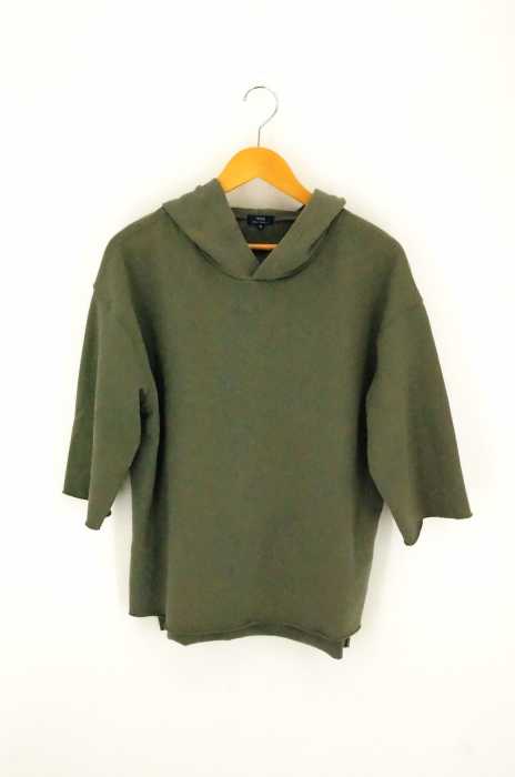 ITEMS URBAN RESEARCH（アイテムズ アーバンリサーチ） カットオフ7分袖P/Oパーカー メンズ トップス