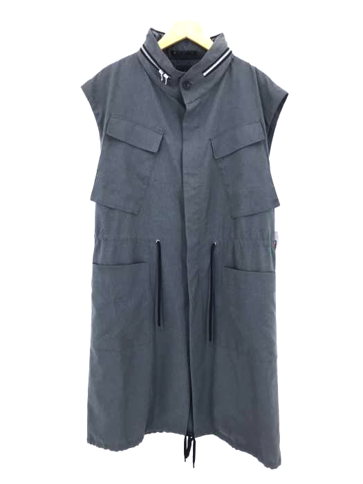 ato（アトウ） TROPICAL NATURAL STRETCH LONG VEST メンズ トップス