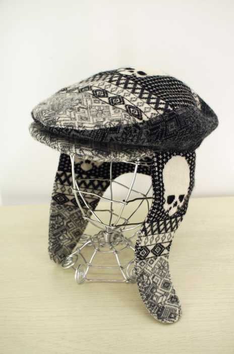 GEMMA.H UOMO （ジャンマアッカウォモ） KNIT COPP SKULL JACQUARD メンズ 帽子