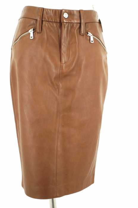 RALPH LAUREN BLACK LABEL （ラルフローレンブラックレーベル） ラムレザースカート レディース スカート