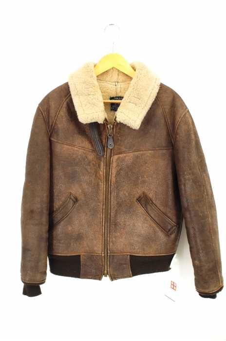 AVIREX（アヴィレックス） B-6 USA製 SCOVILL ZIP リアルムートン 