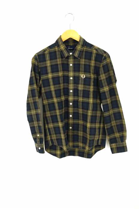 FRED PERRY （フレッドペリー） 刺繍入り チェックシャツ メンズ トップス