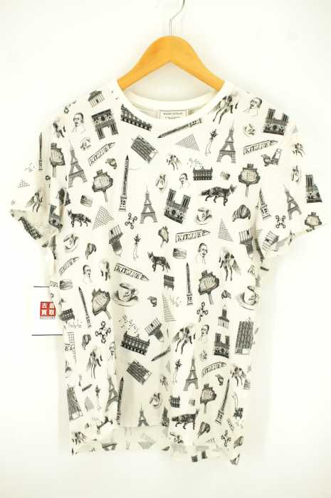 MAISON KITSUNE（メゾンキツネ） プリントクルーネックカットソー メンズ トップス
