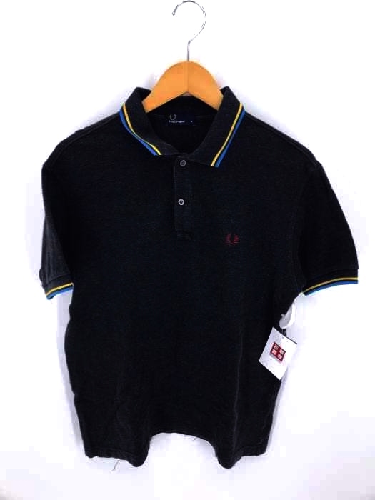 FRED PERRY（フレッドペリー） ブランドロゴ刺繍入り半袖ポロシャツ メンズ トップス