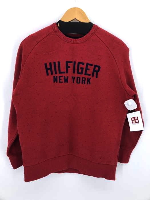 TOMMY HILFIGER（トミーヒルフィガー） フリースロゴクルーネックプルオーバー メンズ トップス