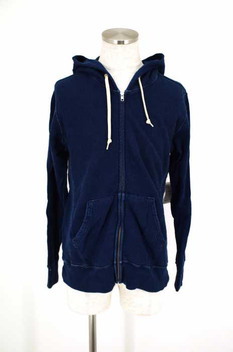 Champion （チャンピオン） REVERSE WEAVE　インディゴ染ジップアップパーカー メンズ アウター