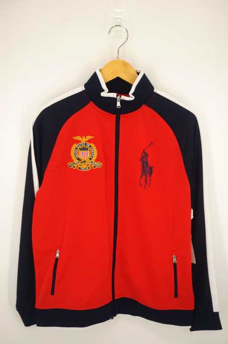 POLO RALPH LAUREN （ポロラルフローレン） エンブレム刺繍ロゴ入りジップアップブルゾン メンズ トップス
