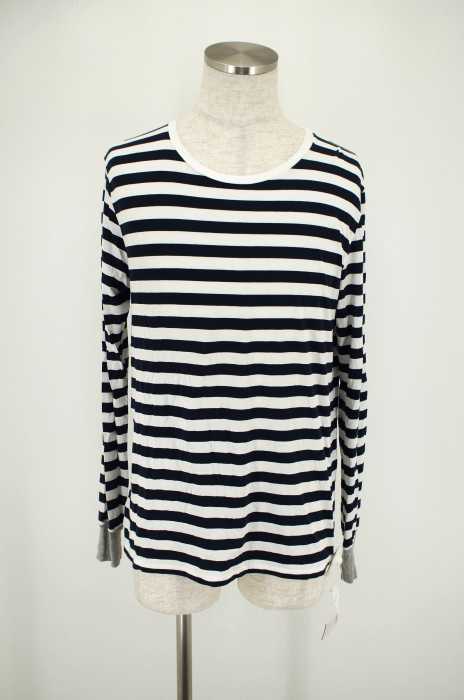 ACROSS THE VINTAGE （） ボーダー柄ロングスリーブTシャツ メンズ トップス