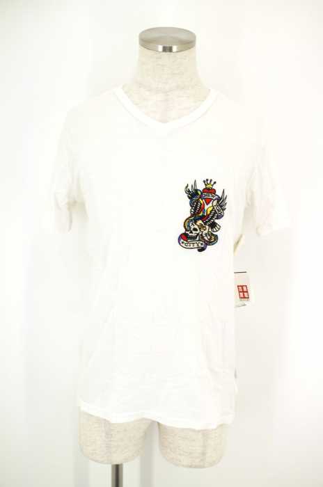 Ed Hardy （エドハーディー） 刺繍入り半袖Tシャツ メンズ トップス