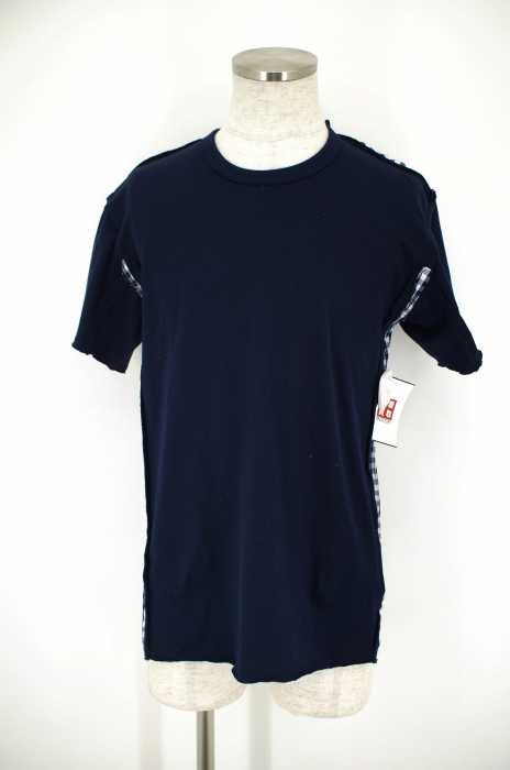COMME des GARCONS EDITED (コムデギャルソンエディテッド) AD2012 ギンガムチェック切替 インサイドアウト メンズ トップス