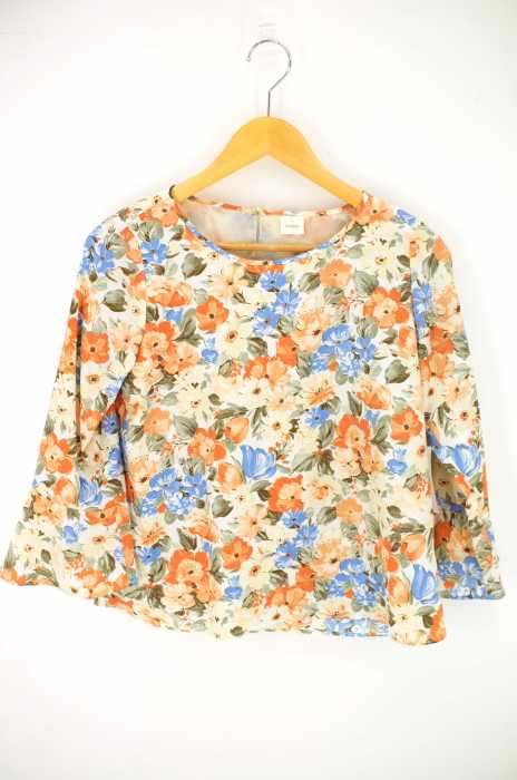 Te chichi(テチチ) 花柄ベルスリーブシフォントップス レディース トップス