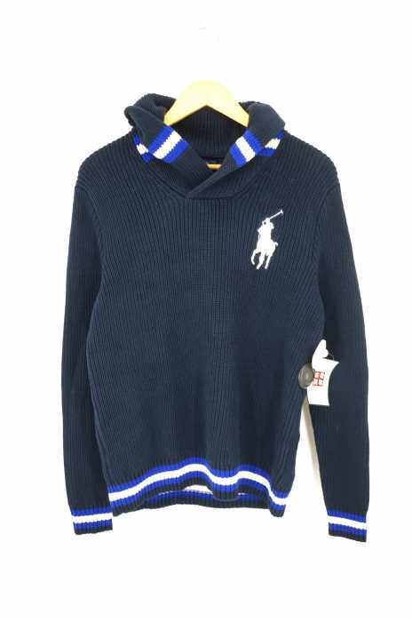 Polo by RALPH LAUREN （ポロバイラルフローレン） ロゴ刺繍コットンニット メンズ トップス