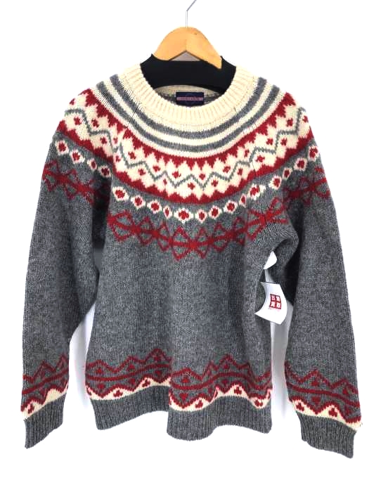 USED古着（ユーズドフルギ） OLD CARLS ノルディックニット メンズ トップス