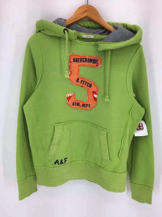 Abercrombie & Fitch(アバクロンビーアンドフィッチ) ナンバリングプルオーバーパーカー メンズ トップス