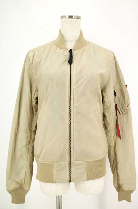 ALPHA INDUSTRIES （アルファインダストリーズ） カモフラ柄リバーシブルNA-1ジャケット レディース アウター