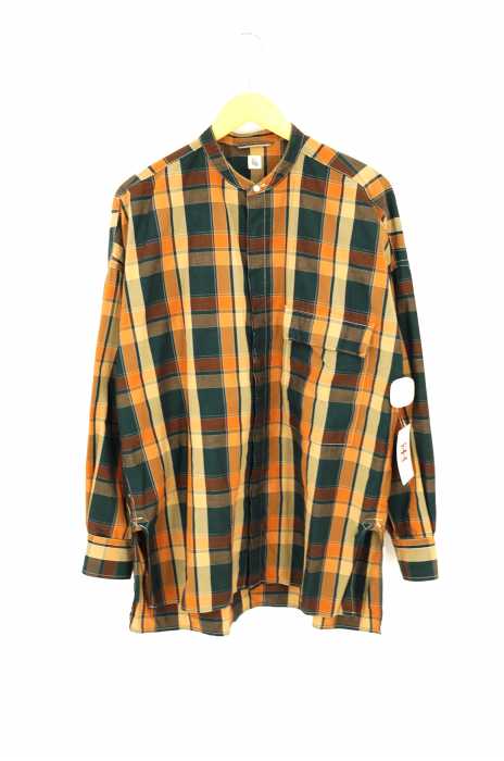 KAPTAIN SUNSHINE(キャプテンサンシャイン) 比翼スタンドカラーシャツ メンズ トップス