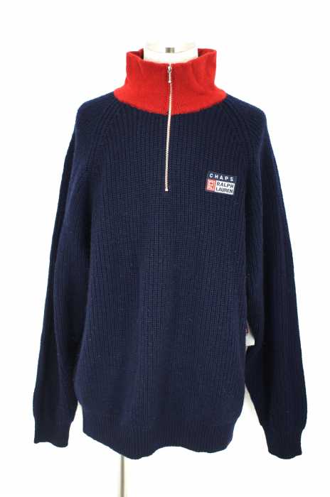 CHAPS RALPH LAUREN  （チャップスラルフローレン） ハーフジップニットトップス メンズ トップス