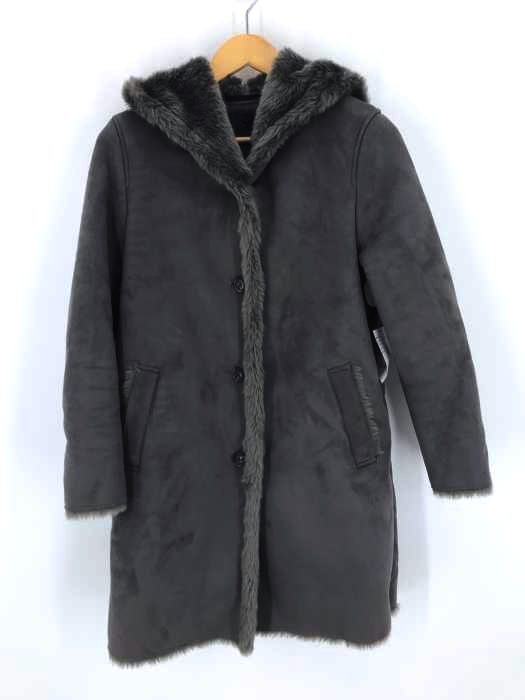 UNIQLO(ユニクロ) ムートンタッチフーデットコート レディース アウター