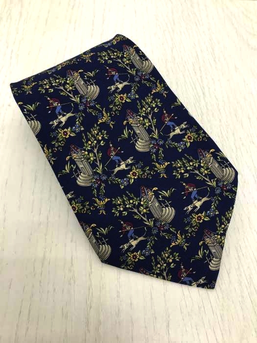Salvatore Ferragamo（サルヴァトーレフェラガモ） 総シルク ネクタイ メンズ ファッション雑貨