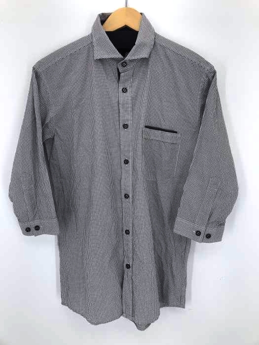JOSEPH ABBOUD（ジョセフアボード） 七分袖 チェックシャツ メンズ トップス
