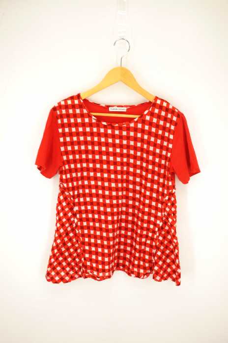 TSUMORI CHISATO （ツモリチサト） チェックリゾット Tシャツ レディース トップス