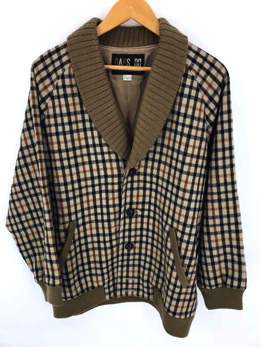 DAKS LONDON（ダックスロンドン） ショールカラー チェック柄ブルゾン メンズ アウター