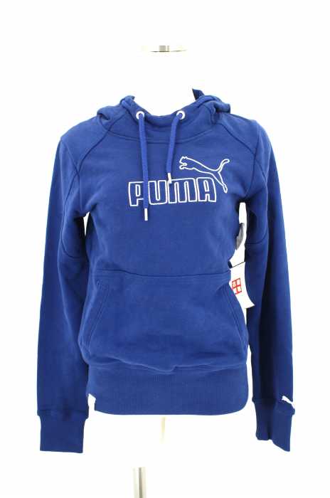 PUMA（プーマ） 刺繍入りプルオーバースウェット パーカー レディース トップス