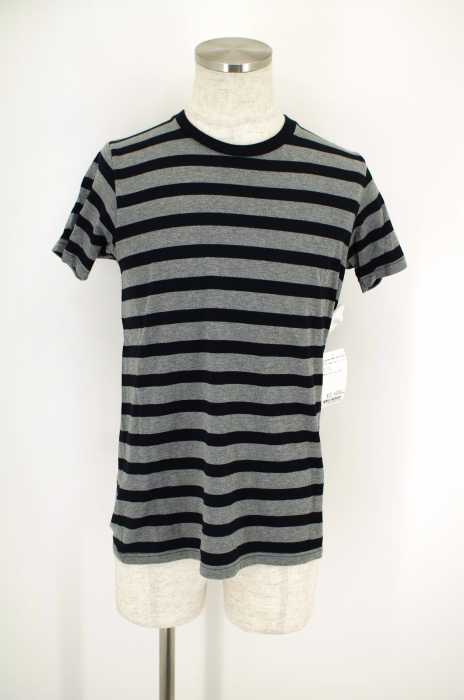 Polo by RALPH LAUREN (ポロバイラルフローレン) ワンポイント刺繍ボーダー柄クルーネックTシャツ メンズ トップス