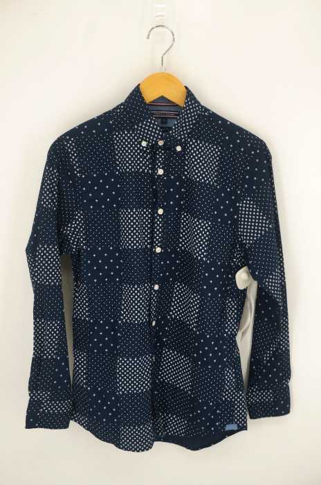 TOMMY HILFIGER （トミーヒルフィガー） パッチワークプリント シャツ メンズ トップス