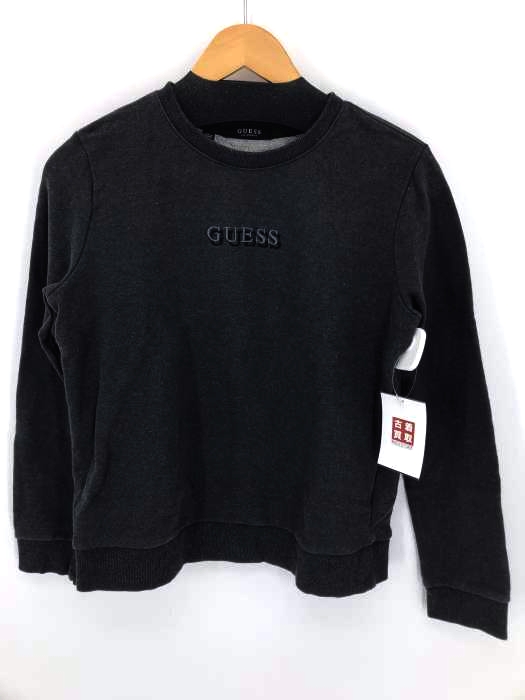 GUESS（ゲス） ロゴ刺繍 スウェット トレーナー レディース トップス
