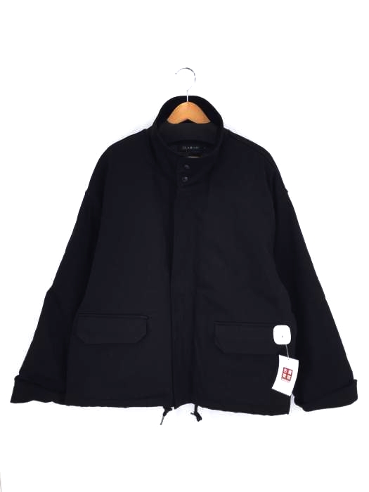 glamour(グラマー) 裏キルティング オーバーサイズ ジップアップブルゾン メンズ アウター