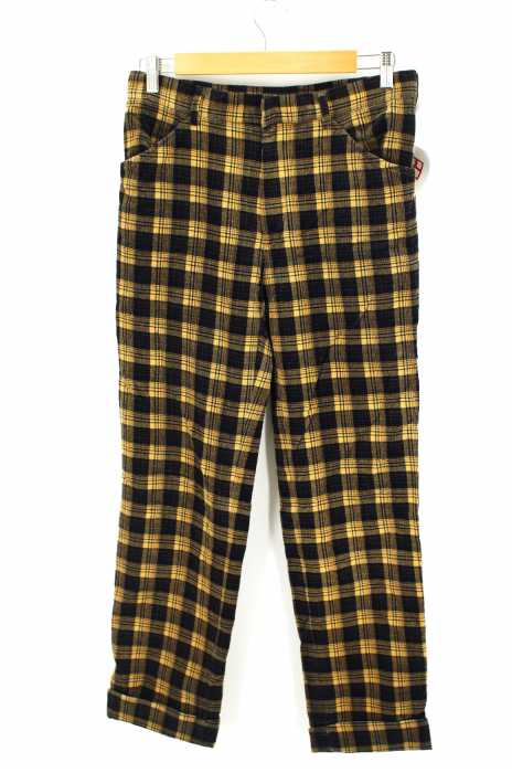 A BATHING APE （アベイシングエイプ） チェック柄コーデュロイパンツ メンズ パンツ