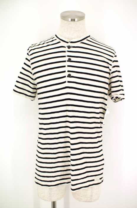 DENIM & SUPPLY RALPH LAUREN （デニム&サプライ ラルフローレン） ボーダー柄ヘンリーネックカットソー メンズ トップス