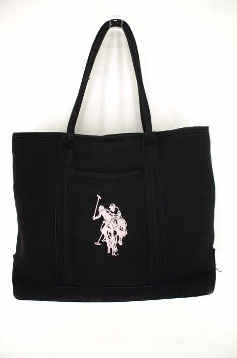 U.S.POLO ASSN（ユーエスポロアッスン） 刺繍 キャンバストート レディース バッグ