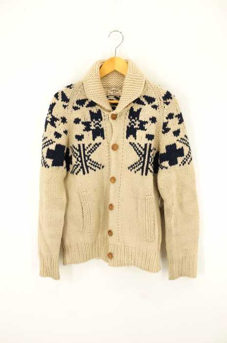 HERITAGE(ヘリテージ) ショールカラー カウチンニットジャケット メンズ アウター