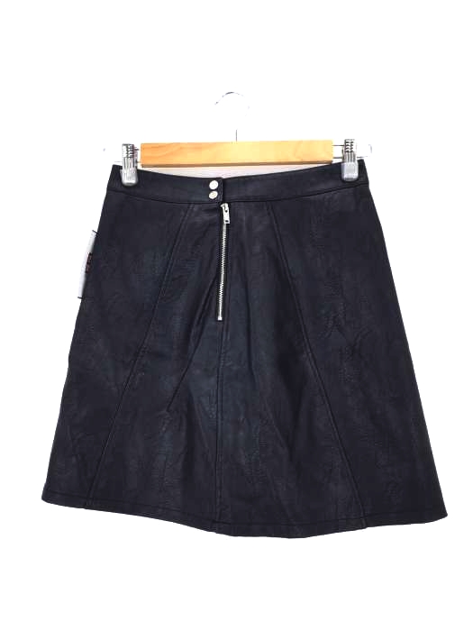 ZARA BASIC（ザラベーシック） FAUX LEATHER MINI SKIRT レディース スカート