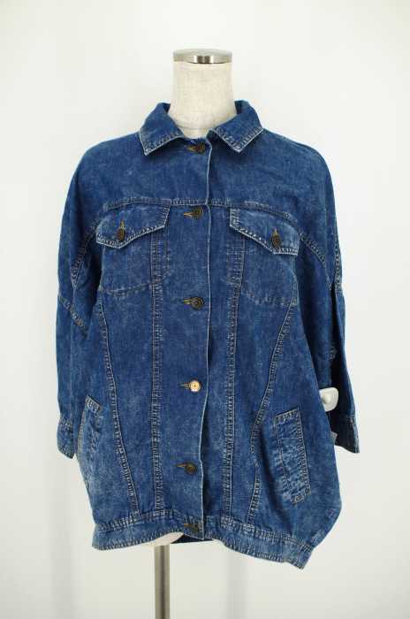 mystic （ミスティック） 加工ワイドデザイン半袖ボタンシャツ レディース トップス