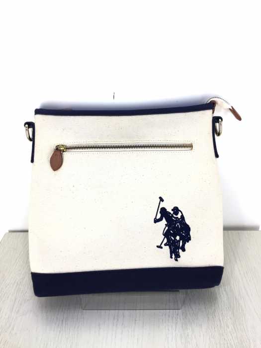U.S.POLO ASSN（ユーエスポロアッスン） ロゴ刺繍 レディース バッグ