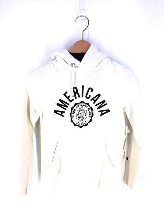 Americana（アメリカーナ） college logo スウェットパーカー レディース トップス