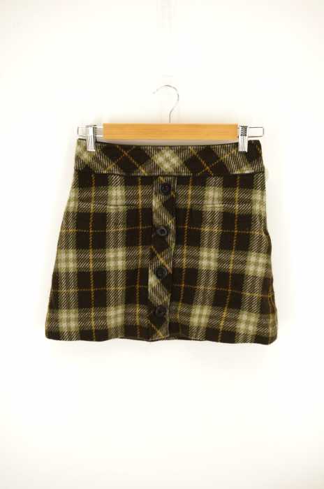 BURBERRY LONDON（バーバリーロンドン） チェック柄 ウールミニスカート レディース スカート