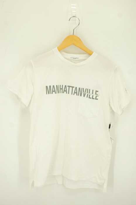 ENGINEERED GARMENTS NEW YORK（エンジニアド ガーメンツ） プリンテッドクロスクルーネックTシャツ MANHATTANVILLE メンズ トップス
