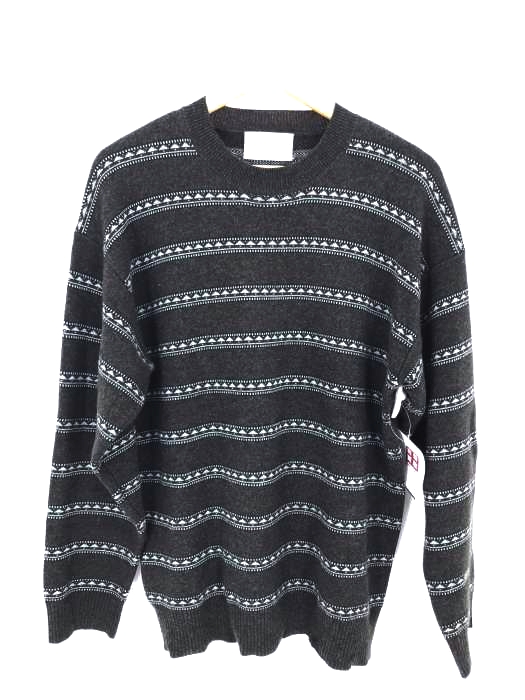 Adam Et Rope アダムエロペ ボーダーニットセーター メンズ トップス ブランド古着買取販売バズストア
